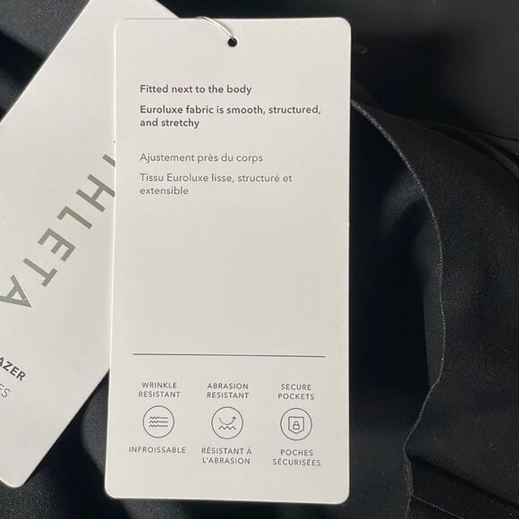 ATHLETA Avenues Blazer, Black, Size 24 - Picture 12 of 14